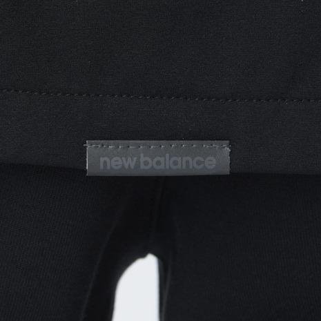 ニューバランス（new balance）（メンズ）パーカー MT1996 フルジップ フーディ AMJ45012 BK ブラック 吸汗速乾 4wayストレッチ UPF40+の画像