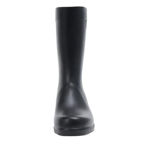 エーグル（AIGLE）（レディース）ミリカ ミッド ラバーブーツ ZZFNB67-001 ブラック レインブーツ 防水 耐久性 ハンドメイド