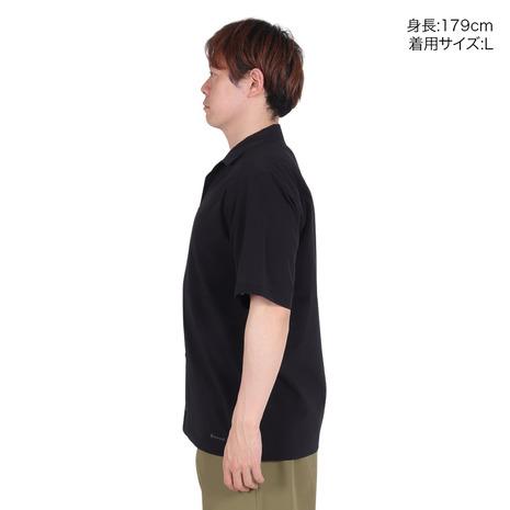 スノーピーク（snow peak）（メンズ）シャツ Breath クイック ドライ 半袖シャツ SH-24SU001BK 速乾の画像