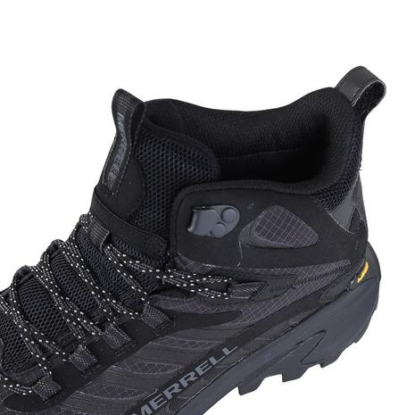 メレル（MERRELL）（メンズ）トレッキングシューズ 登山靴 山登り モアブ スピード 2 ミッド ゴアテックス 037501 ブラック 防水透湿 ハイカット_8