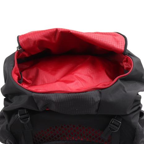 GREGORY バックパック 黒×赤 多機能 登山 私服 大容量 新品 GREGORY（グレゴリー） （メンズ）バックパック リュック 登山