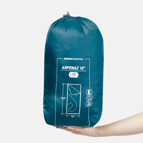 ケシュア（QUECHUA） シュラフ 封筒型 化繊 キャンプ 寝袋 ARPENAZ 10