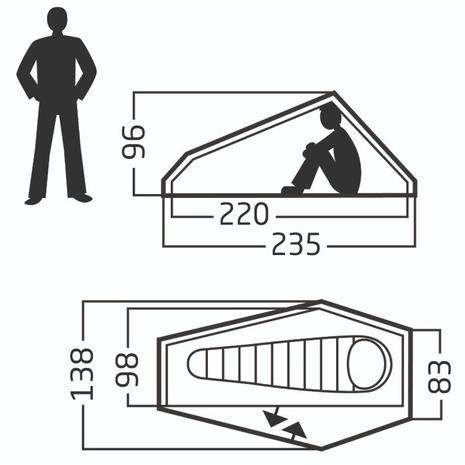 NORDISK（ノルディスク） テント ソロ 1人用 キャンプ 登山 Telemark 1