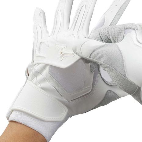 ミズノ（MIZUNO）（メンズ、レディース）バッティング用グローブ 野球 両手用 ミズノプロ シリコンパワーアークW 24AW mizuno pro 1EJEH50210_3