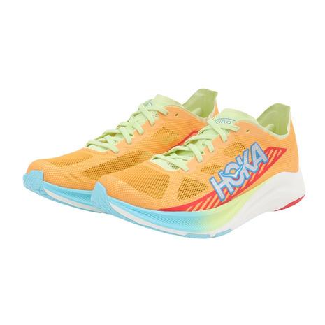 HOKA ランニングシューズ イエロー/オレンジ/レッド HOKA ONEONE（ホカ オネオネ） ホカ（HOKA）（メンズ）ランニング