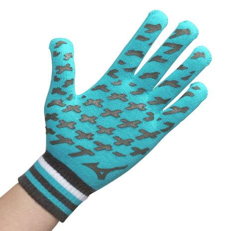 MIZUNO（ミズノ） （メンズ、レディース）ニット手袋 32JYB50216 青