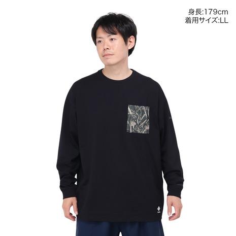 ホシウジ　ロンT ブラック　L サイズ　新品 Columbia（コロンビア） （メンズ）ロンT Harbor to Valley ポケット