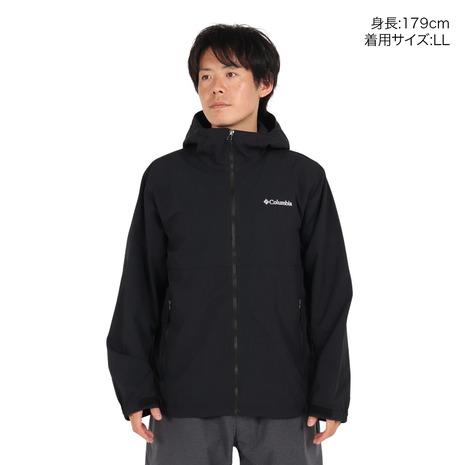 m　Lジャケット　チャコール セットアップ対応】綿混ダンボールニット ジャケット（47-25JK02-205