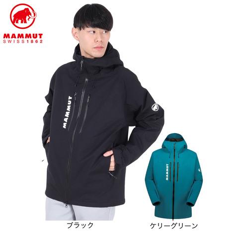 アウトドア N*k様 MAMMUT フード付き ブラックジャケット L（価格修正 