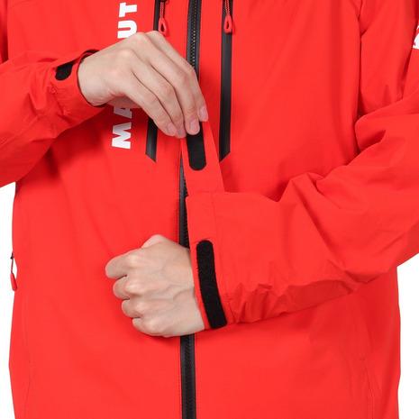 MAMMUT 防水フード付きジャケット レッド センダー インサレーション フーデット ジャケット / Sender IN
