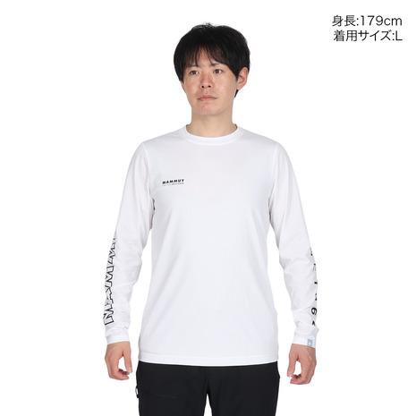 MAMMUT（マムート） （メンズ）長袖 ロンT UVカット QD ロゴプリント