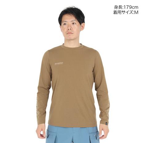 MAMMUT（マムート） （メンズ）長袖Tシャツ QD ロゴプリント ロング