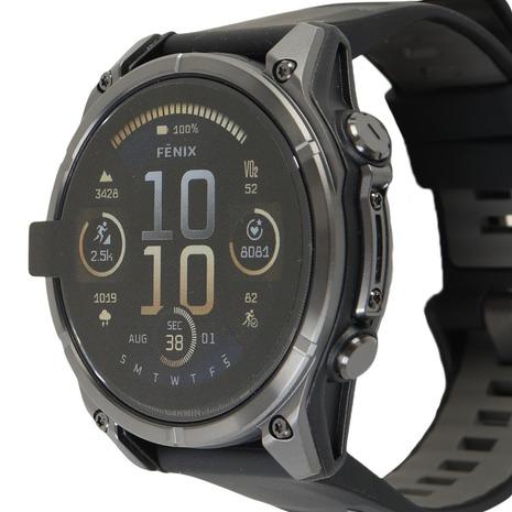 ガーミン（GARMIN）（メンズ、レディース）fenix 8 Sapphire AMOLED 47mm フラッグシップGPSウォッチ 010-02904-27 スポーツウォッチ 時計の画像
