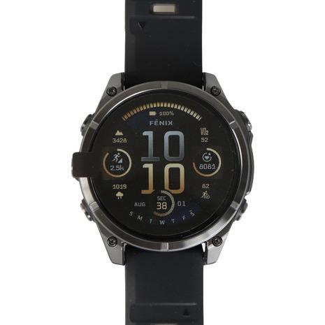 ガーミン（GARMIN）（メンズ、レディース）fenix 8 Sapphire AMOLED 47mm フラッグシップGPSウォッチ 010-02904-27 スポーツウォッチ 時計の画像