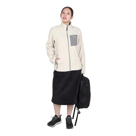 POLEWARDS（POLEWARDS）（レディース）アウター フリース ジップアップ エアロフリース ジャケット PW2SHZ05 SBEG ベージュ 軽量 保温_10
