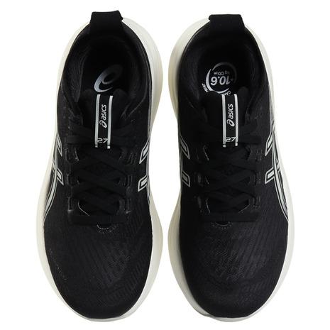 極美品　アシックス　ゲルニンバス27 黒　23センチ　ランシュー アシックス（ASICS）（メンズ）ランニングシューズ ゲルニンバス27