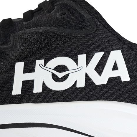 ホカ（HOKA）（メンズ）ランニングシューズ ジョギングシューズ クリフトン 10 ブラック ホワイト 1162030-BWHT スニーカー ウォーキング 超軽量 クッション性の画像