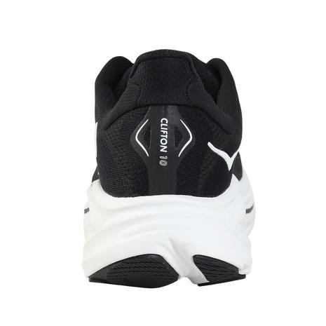 ホカ（HOKA）（メンズ）ランニングシューズ ジョギングシューズ クリフトン 10 ブラック ホワイト 1162030-BWHT スニーカー ウォーキング 超軽量 クッション性の画像