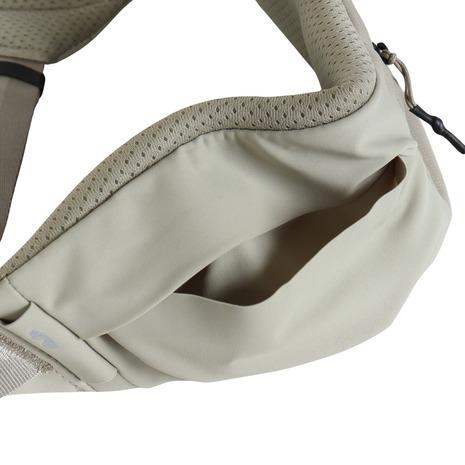 新品タグ付き☆ダブルフェイスフェザージレ　ライトベージュ DES PRES（デ・プレ）の「ライトダブルフェイスシャギー ノーカラー