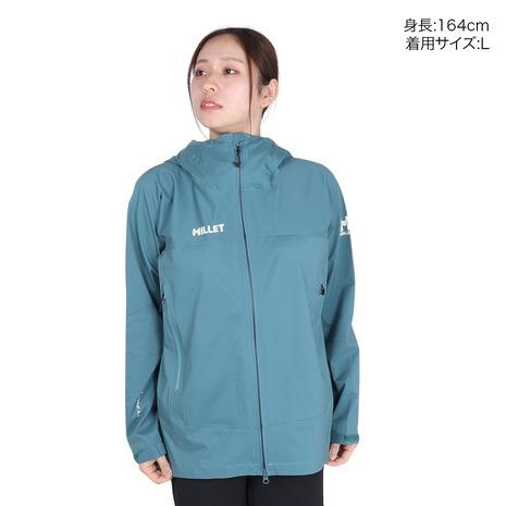 未使用✨mishrea（ミシュレア）　着痩せコート　はなゆん LL グレー MEDE19F】水を受け流すミノテック（R）素材のオーバートレンチコート