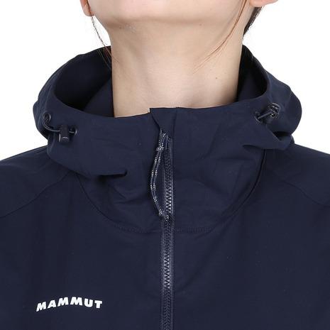 マムート（MAMMUT）（レディース）アウター グラナイト ソフトシェル フーデッド ジャケット アジアンフィット 1011-00333-5118の画像