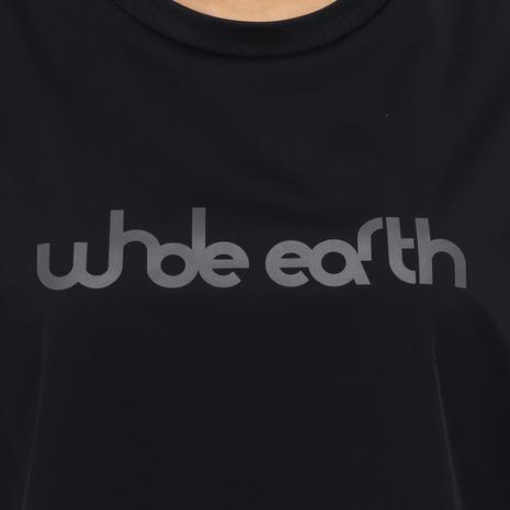 ホールアース（Whole Earth）（レディース）カットソー 半袖 LONG COOL Tシャツ WE2TDZ57 BLK 冷感 速乾 | WHOLE EARTH | 08