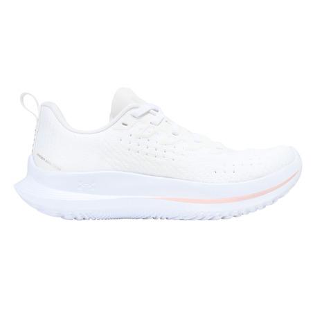 アンダーアーマー（UNDER ARMOUR）（レディース）ランニングシューズ ジョギングシューズ ベロシティ 4 ホワイト ピンク 3027586 105 スニーカーの画像