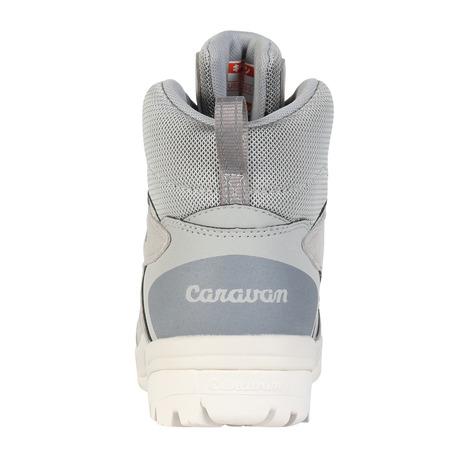 キャラバン（Caravan）（メンズ）トレッキングシューズ ハイカット 登山靴 C1_02S 0010106125 ライトグレー