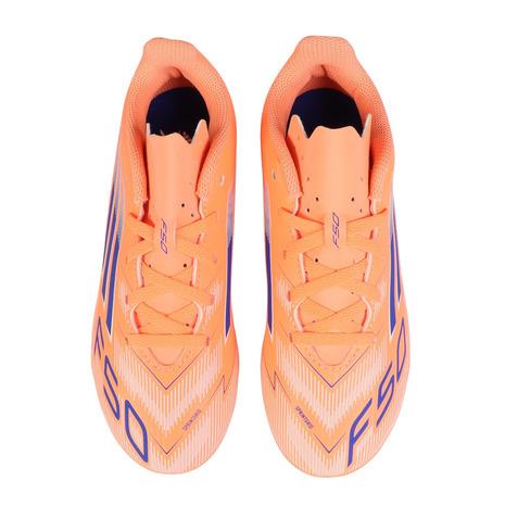 adidas サッカーシューズ スパイク ベージュ/オレンジ adidas（アディダス） （キッズ）ジュニアサッカースパイク 土・人工芝