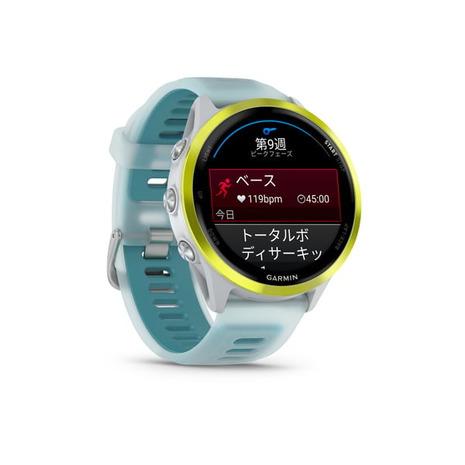 ガーミン（GARMIN）（メンズ、レディース）ランニングGPSウォッチ Forerunner 570 47mm WhiteYellow 010-02971-31の画像