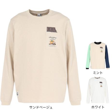 CHUMS ホットチョコレートポケットブラッシュド ロングスリーブTシャツ 6