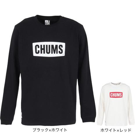 CHUMS ロゴ ブラッシュド ロングスリーブ Tシャツ 2
