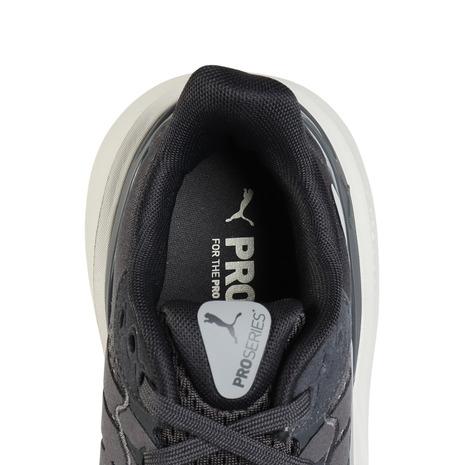 プーマ（PUMA）（レディース）ランニングシューズ ジョギングシューズ パルス プロ プレミアム ダークグレー 31192601 スニーカーの画像