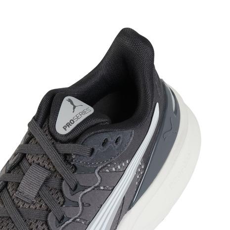 プーマ（PUMA）（レディース）ランニングシューズ ジョギングシューズ パルス プロ プレミアム ダークグレー 31192601 スニーカーの画像