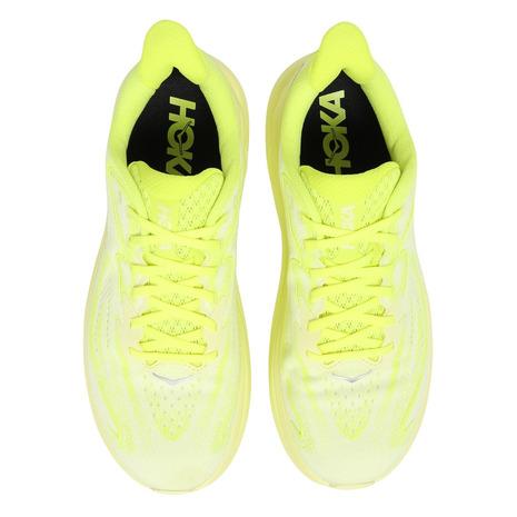 ホカ（HOKA）（メンズ）ランニングシューズ ジョギングシューズ クリフトン 10 イエロー 1162030-NSS スニーカー_1