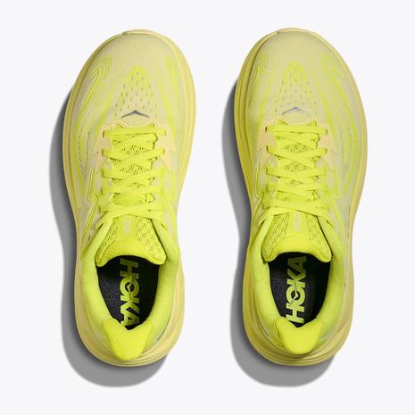 ホカ（HOKA）（レディース）ランニングシューズ ジョギングシューズ クリフトン 10  イエロー 1162031-NSS スニーカーの画像