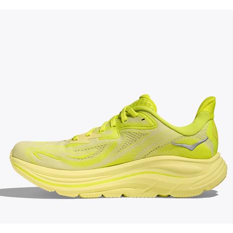 ホカ（HOKA）（レディース）ランニングシューズ ジョギングシューズ クリフトン 10  イエロー 1162031-NSS スニーカーの画像