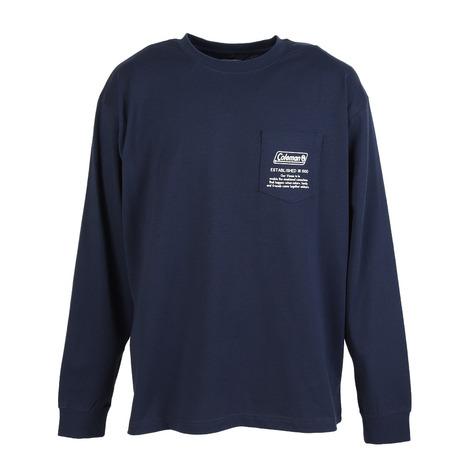 Coleman（コールマン） （メンズ）長袖 天竺バックプリントTシャツ
