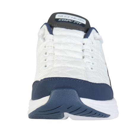 SKECHERS スポーツシューズ ホワイト/ネイビー SKECHERS（スケッチャーズ） （レディース）カジュアルシューズ