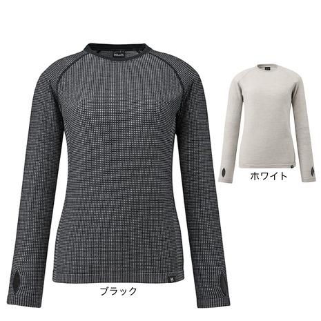 ミレー(Millet)クルーネック フリース ワッフル ウール クルー MIV01915-N0247(Lady’s) MILLET（ミレー） ミレー（Millet）（レディース）クルーネック