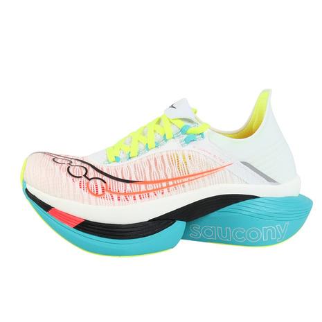 サッカニー（SAUCONY）（メンズ、レディース）エンドルフィン エリート 2 ホワイト S30994-97 WHT/MUTANT スニーカー 部活_5