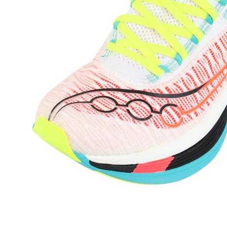 サッカニー（SAUCONY）（メンズ、レディース）エンドルフィン エリート 2 ホワイト S30994-97 WHT/MUTANT スニーカー 部活_9