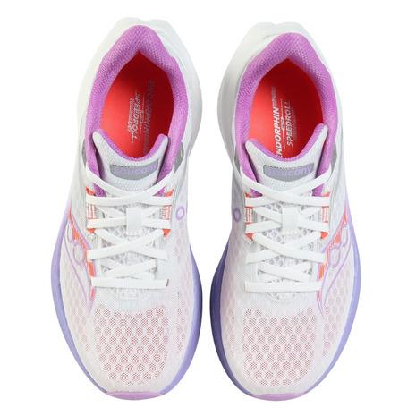 サッカニー（SAUCONY）（レディース）ランニングシューズ トレーニングシューズ エンドルフィン スピード 5 ホワイト パープル S11007-340 WHT/CROCUS_1