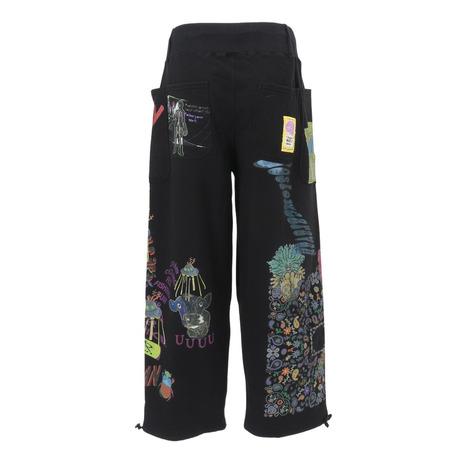 go slow caravan ゴースローキャラバン / 空紡糸裏毛 落描きMIX TRAパンツ / 352613 / スウェットパンツ / プリント / コットン / メンズ / 2025秋冬 go slow caravan（ゴースローキャラバン） ゴースローキャラバン