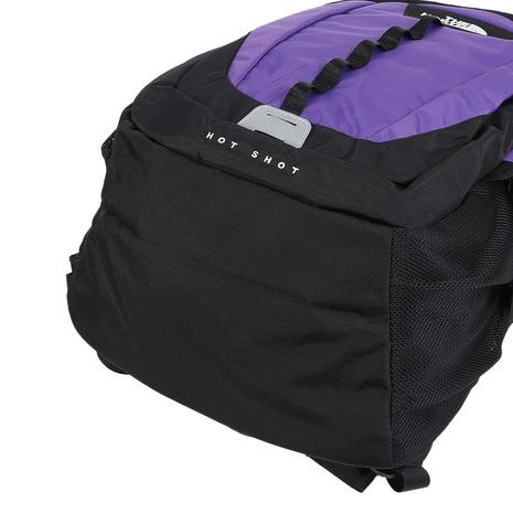 ザ・ノース・フェイス（THE NORTH FACE）（メンズ、レディース）リュック バッグ バックパック ホットショット NM72302 PL パープル 27L 新色 15インチPC対応の画像