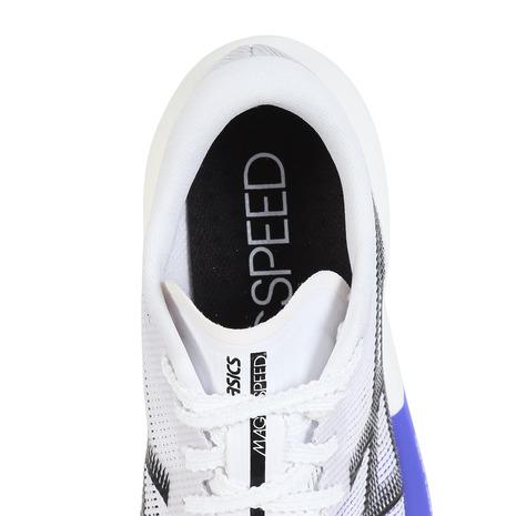 アシックス（ASICS）（メンズ、レディース）ランニングシューズ トレーニングシューズ 部活 マジックスピード 5 ライトグレー 1013A183.100の画像