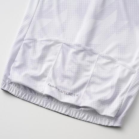 カペルミュール（KAPELMUUR）（メンズ、レディース）プリント半袖ジャージドット lihs1057-WH_6