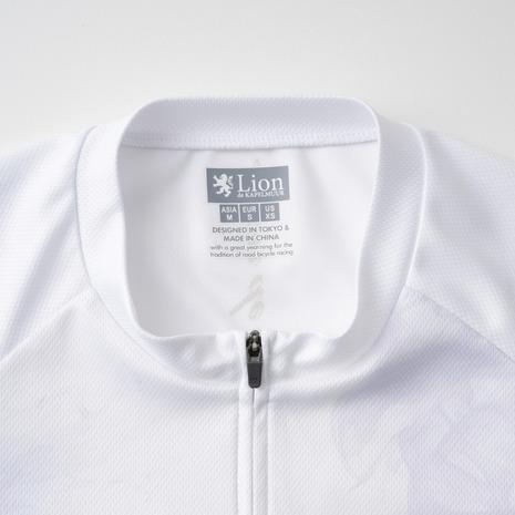 カペルミュール（KAPELMUUR）（メンズ、レディース）プリント半袖ジャージフュメ lihs1058-WH_2