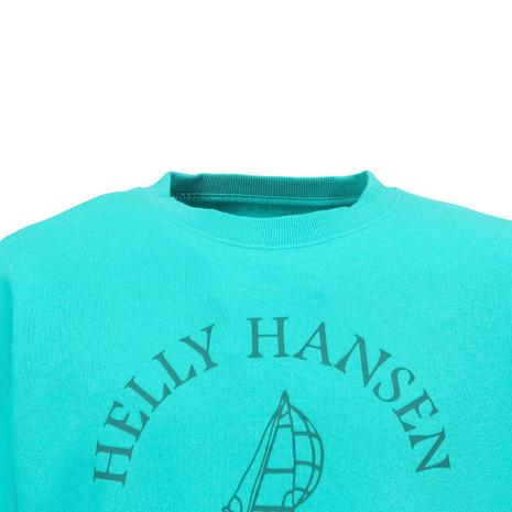ヘリーハンセン（HELLY HANSEN）（メンズ）トレーナー スウェット ハーフスリーブ セーリング クラブウォッシュド スウェット クルーネック HH32637 CMの画像