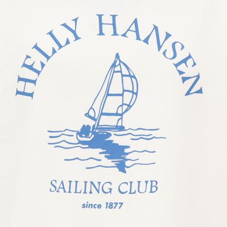 ヘリーハンセン（HELLY HANSEN）（メンズ）トレーナー スウェット ハーフスリーブ セーリング クラブウォッシュド スウェット クルーネック HH32637 OWの画像